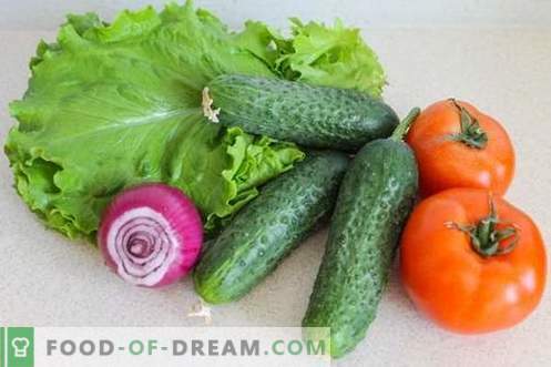 Solata iz kumare in paradižnika - vitamini skozi vse leto