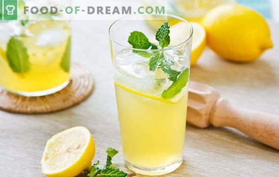 Bebida de limón: energía y vitaminas en un vaso. Recetas de bebidas de limón: limonada fresca o cerveza caliente