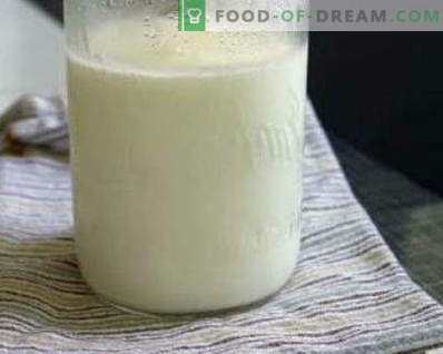 Kaj je narejeno iz kislega mleka, recepti iz kislega mleka