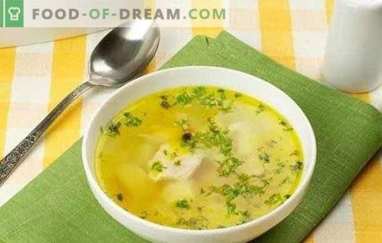 Piščančja juha - preprosta, okusna. Najboljši recepti za dišeče piščančje juhe z jajcem, zeleno, špinačo