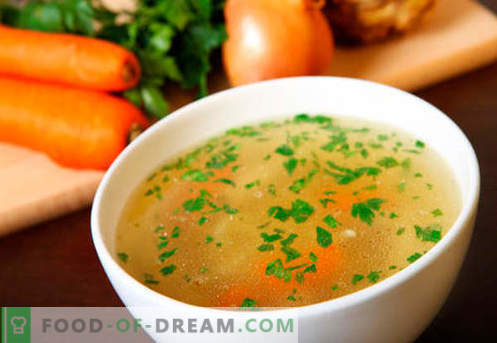 Mesna juha - najboljši recepti. Kako pravilno in kuhamo mesne juhe.