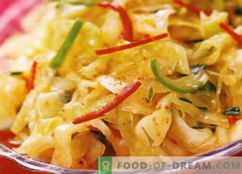 Korejsko zelje - najboljši recepti. Kako pravilno in okusno kuhati zelje v korejščini.