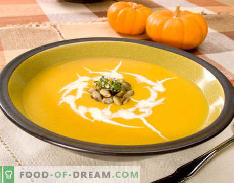 Bučna juha - najboljši recepti. Kako pravilno in okusno kuhati bučno juho.