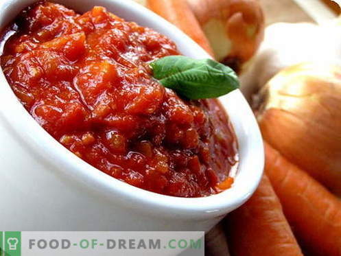 Začinjene omake - najboljši recepti. Kako pravilno in okusno kuhati vročo omako.