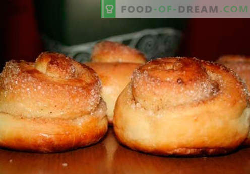 Broodjes met suiker - de beste recepten. Hoe maak je thuis muffins met suiker goed en heerlijk