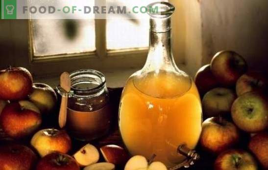 Jabolčni kis: kuhanje doma. Zakaj je bolje kuhati jabolčni kis na domu