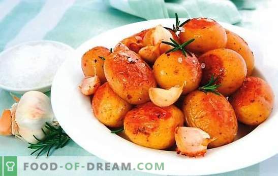 Mladi krompir v počasnem štedilniku je okusna jed iz jeseni. Recept za mladi krompir v počasnem štedilniku: pečena, ocvrta, dušena