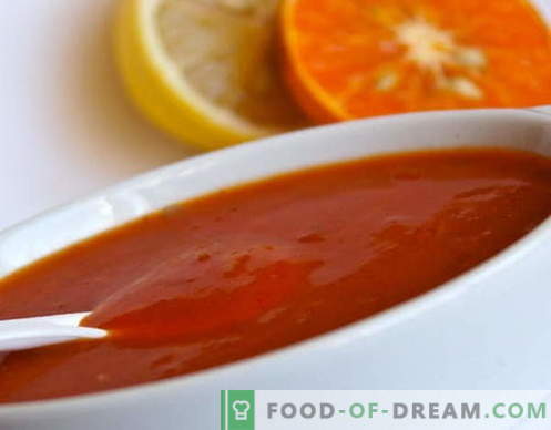 Sladka in kisla omaka - najboljši recepti. Kako pravilno in okusno kuhati sladko in kislo omako.