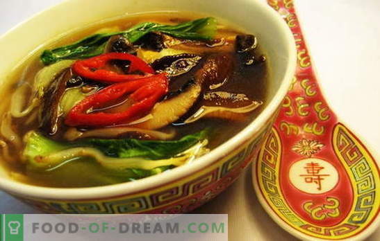 Kitajska juha - na poti k vzhodni modrosti. Kitajski recepti za juho z rezanci, rižem, morskimi sadeži, paradižniki, funchozo in ribami