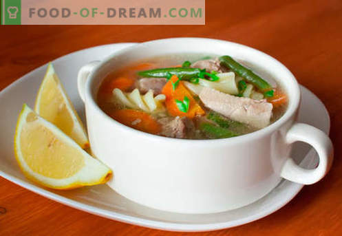 Turška juha - dokazani recepti. Kako pravilno in okusno kuhati purano juho.