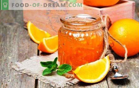 Dišeče pomaranče: kako narediti pomarančno poslastico. Pomaranče marmelade recepti z limonami, ingverjem, cimetom
