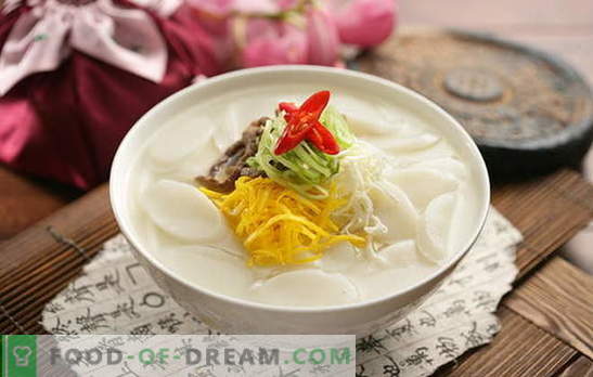 Korejska juha - dišeča, vroča in mogočna! Korejska juha Recepti: Daikon, morski sadeži, rezanci, zelje, tofu