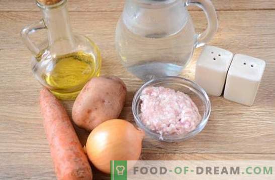 Juha z mletimi svinjskimi kroglicami: foto recept! Lahka in hranljiva juha za vso družino v 45 minutah