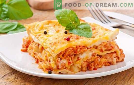 Lasagna Bolognese - večerja bo italijanska! Priljubljeni recepti za krepko lazanjo 
