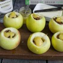 Pečena jabolka z medom in suhim sadjem