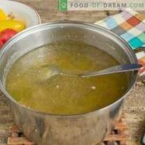 Soppa med pasta och grönsaker - när snabb, hälsosam och välsmakande