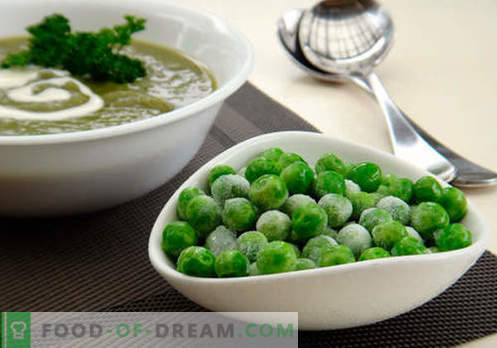 Супа со зелен грашок - докажани рецепти. Како правилно и вкусна супа за готвење со зелен грашок.
