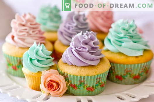 Cupcakes - kako jih kuhati doma. 7 najboljših receptov domače piškote.