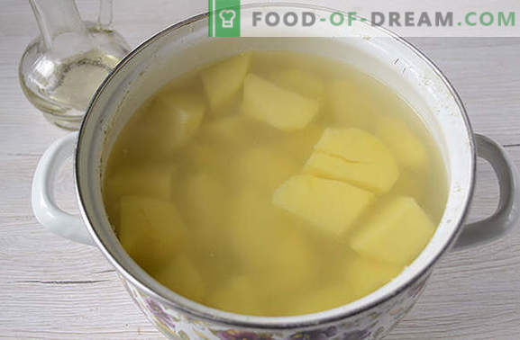 Dumplji s krompirjem: fotografski recept po korakih. Izdelujemo cmoke s krompirjem za post in ne samo: vse trike procesa, izračun kalorij