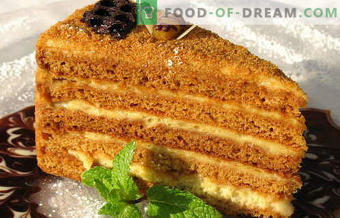 Honey torta - najboljši recepti. Kako pravilno in slastno kuhati medeno torto.
