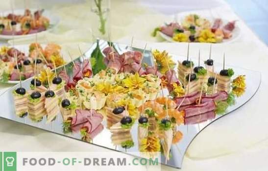 Prigrizki na mizi: ribe, meso, sir, gobe, jagodičje. Možnosti za predjed na bife-mizi in pravila za njihovo pripravo