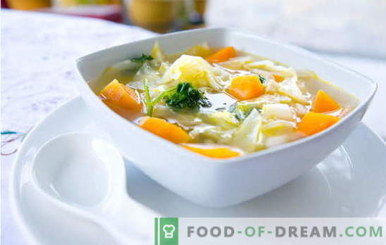 Juha iz zelja - dokazani in avtorski recepti. Kako kuhati juho iz zelja: cvetača, brokoli, koleraba