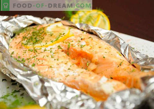 Losos v foliji so najboljši recepti. Kako pravilno in okusno kuhati lososa v foliji.