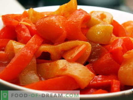 Kisle paprike - najboljši recepti. Kako pravilno in okusno kuhati kisle paprike.