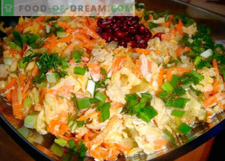 Chanterelle Salad - najboljši recepti. Kako pravilno in okusno kuhati solato 
