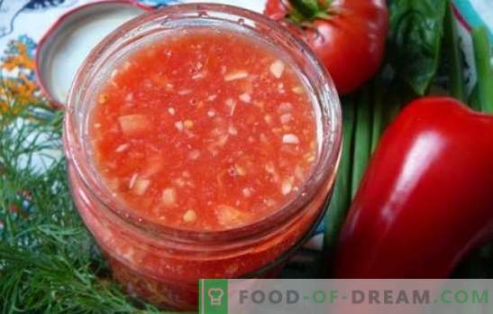 Hren s paradižnikom in česnom - svetlega okusa in zdrave vitaminske omake! Najboljši recepti za hren s paradižnikom in česnom