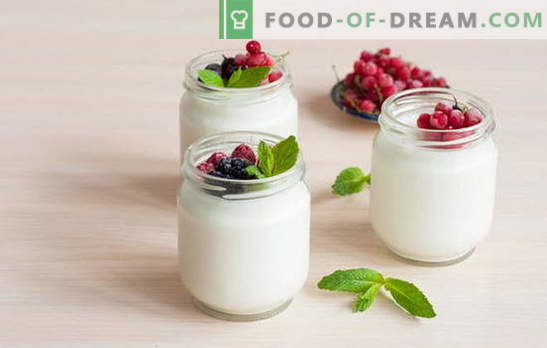 Kako pripraviti jogurt doma: tehnologija. Jogurt recepti doma: v kavo jogurt, thermos, ponev