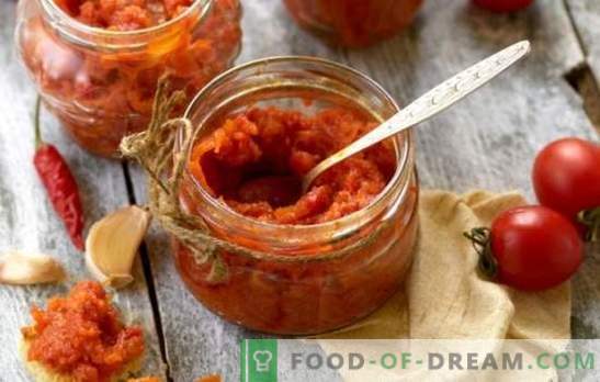 Adjika za zimo: priljubljena omaka v vsej svoji raznolikosti! Ugotovite, kaj je vključeno v recept te adzhike za zimo