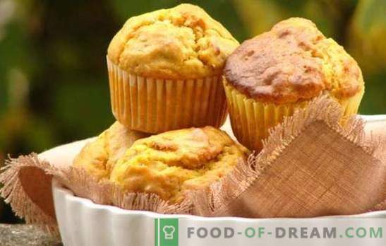 Pumpkin Cupcake - peka s koristmi! Izbor receptov za kolački z bučo in rozinami, kandirano sadje, žitarice, čokolado, oreščke