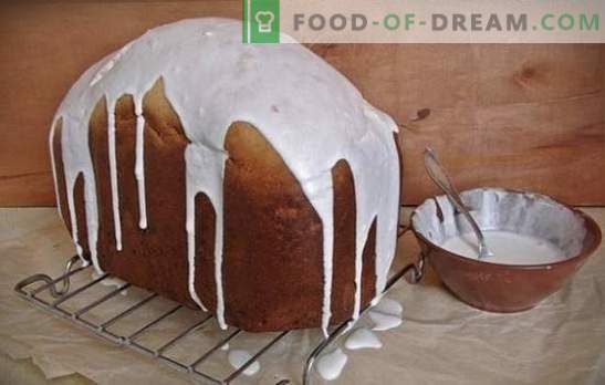 Velikonočna torta v krušni peči - vedno deluje! Kako kuhati bujno torto v krušni kavni: recepti s suhim sadjem, citrusi, medom