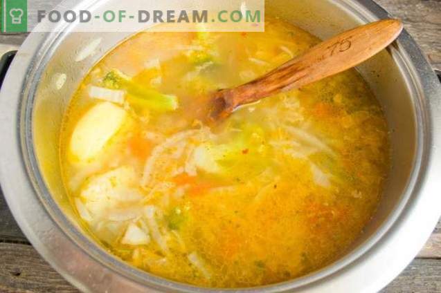 Okusna vitka juha s krompirjem in brokoli