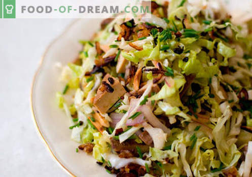 Pavasario salotos - geriausių receptų pasirinkimas. Kaip tinkamai ir skaniai virti pavasario salotas.