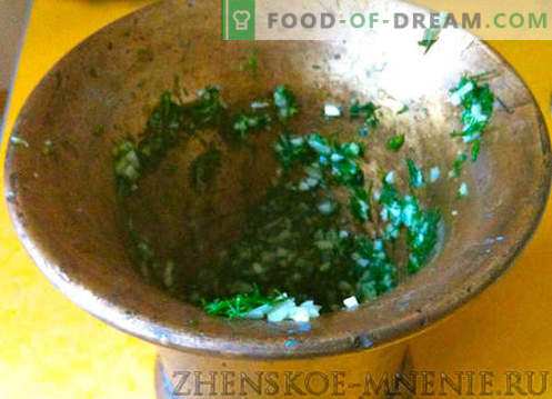 Kharcho juha - recept s fotografijami in opis po korakih