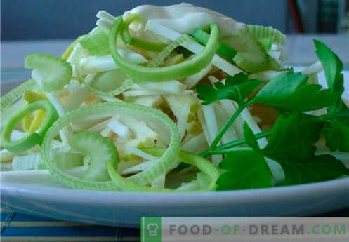 Zelena in jabolčna solata sta najboljša recepta. Kako pravilno in okusno kuhati zeleno solato z jabolkom.