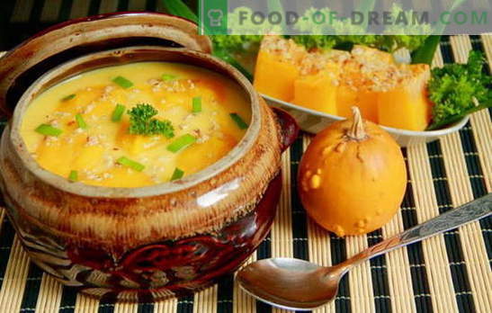 Presenetite z domačo bučno juho: hitro, okusno! Evropski recepti za bučne juhe, hitri in okusni, zdravi in ​​hranljivi