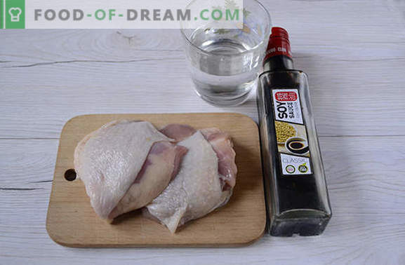 Pečen piščanec v sojini omaki v ponvi - v 20 minutah! Korak za korakom avtorski recept za dietetično ocvrt piščančjo v sojini omaki