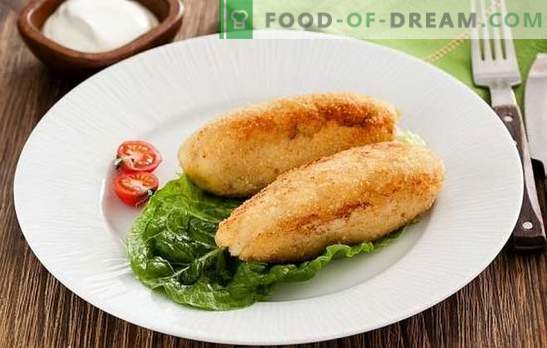 Zrazy fish - preprosta, zdrava, okusna jed. Recepti ribjih jedi z gobami, jajcem, sirom, kislimi kumaricami