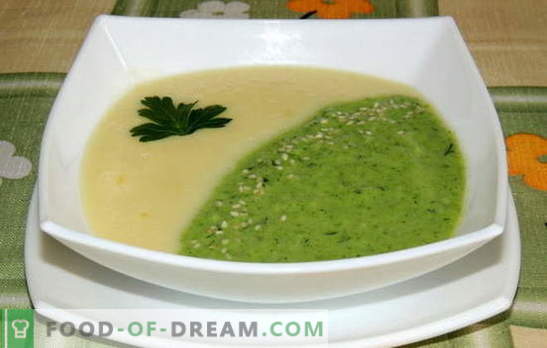 Takšne okusne in preproste pire juhe. Poskusite pripraviti okusno in enostavno kremno juho - preproste recepte, izdelke, ki so na voljo