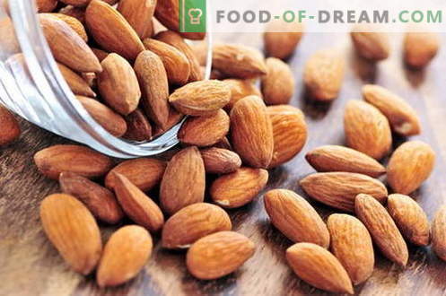 Almond - opis, lastnosti, uporaba pri kuhanju. Recepti jedi z mandlji.