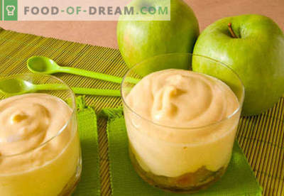 Mousse Apple - cele mai bune rețete. Cum de a gusta corect și gustos mousse de mere.